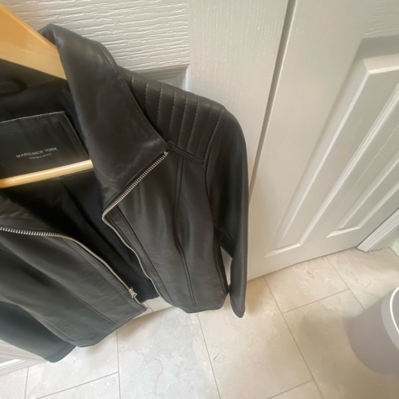 Andrew Marc Leather Jacket - Picture 4 of 12